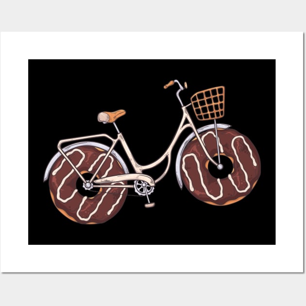 Donuts Bike Wall Art by TambuStore